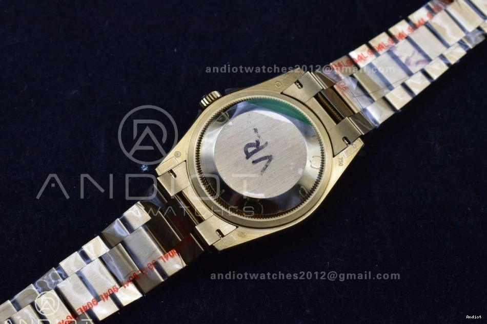 Bracelet Steel QF 36 V5 on DayDate vr3255 (Gain Best President YG Weight) Edition Dial 904L Gold 0225